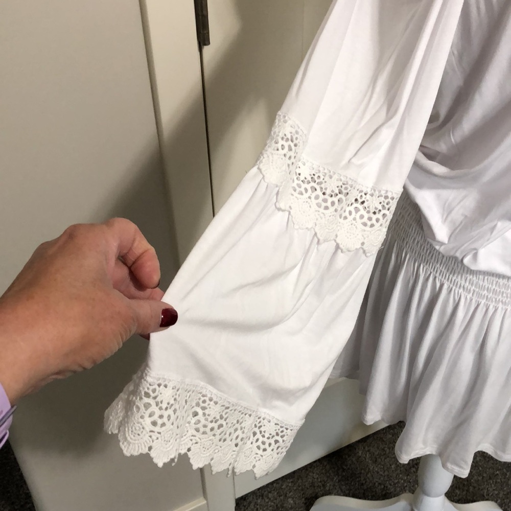 NWT Made In USA White VaVa dress Size S - Picture 2 of 8